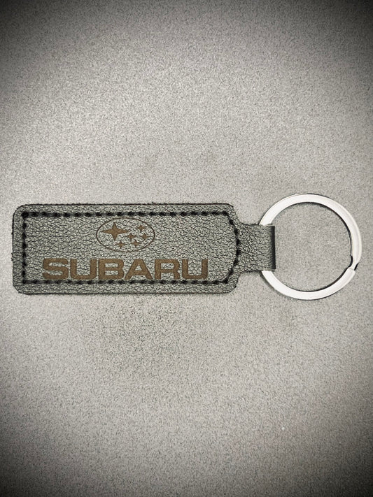 Porte-clé cuir plat