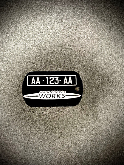 porte-clé en aluminium