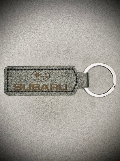 Porte-clé cuir plat