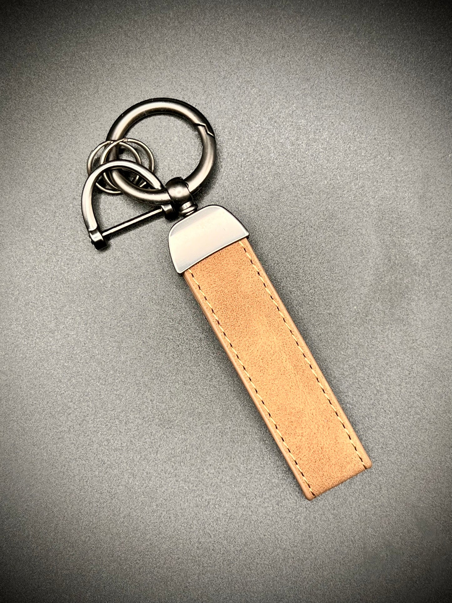Porte-clé cuir grande boucle