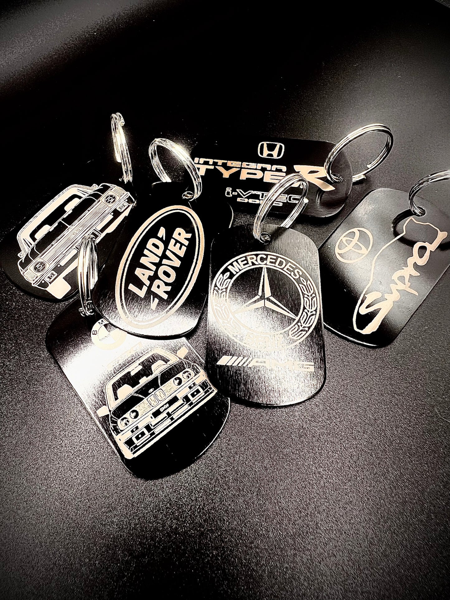 porte-clé en aluminium