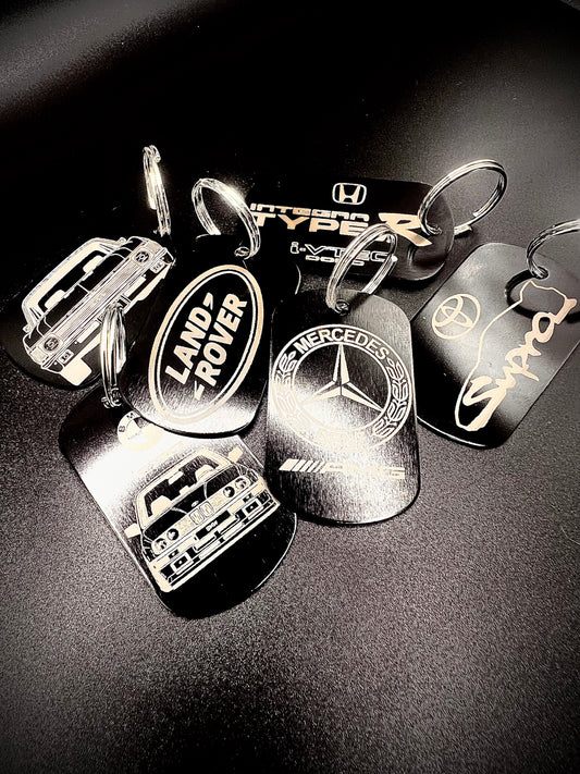 porte-clé en aluminium